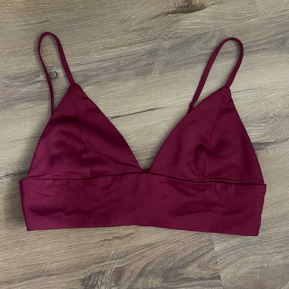 Forever 21 Maroon Bralette Top